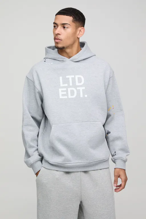 oversized paint splatter limited edition hoodie 95cf3d4b