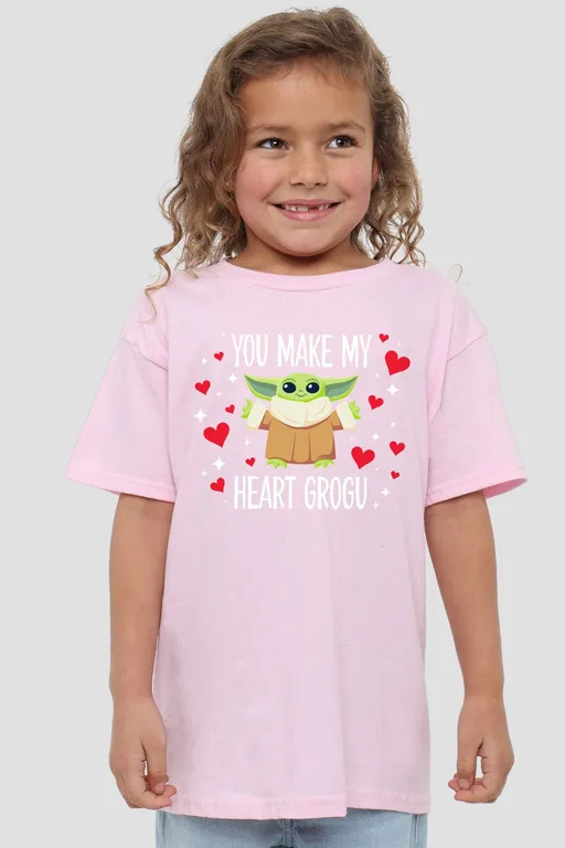 star wars you make my heart kids t shirt pink 7ad89e24